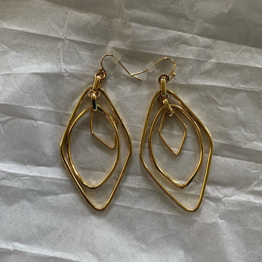 Gold Geometric Boutique Earrings